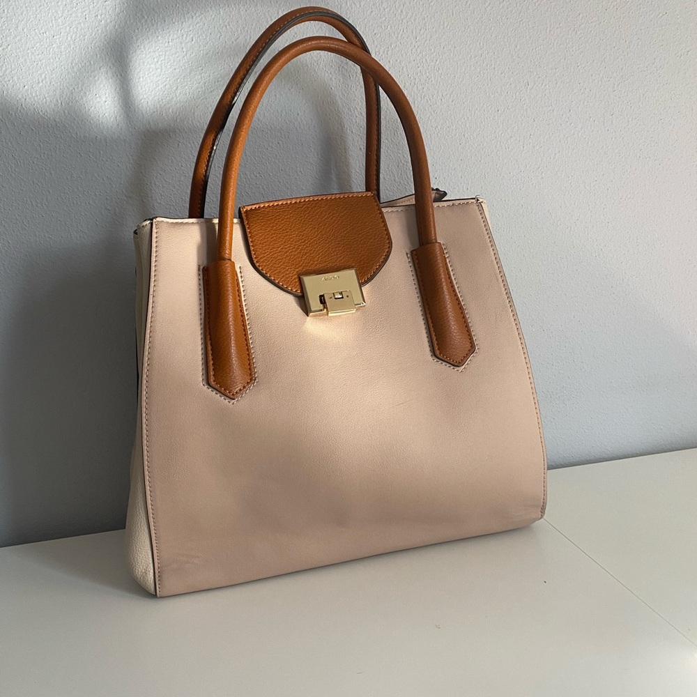 ALDO expandable satchel handbag